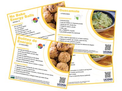 Stack of recipe cards